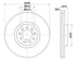 Front Brake Disc Iveco Daily 50C15, 50C17 & 70C15 MAP-100657