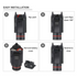 Led pistol flashlight and laser sight