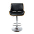 Walnut Black Wood Barstool - JY-1087W