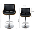 Walnut Black Wood Barstool - JY-1087W