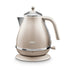 Delonghi Beige Icona Metallics Electric Kettle - KBOT3001.BG