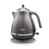 Delonghi Grey Icona Metallics Electric Kettle - KBOT3001.GY