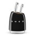 Smeg Black Retro Knives Block Set - KBSF02BL