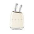 Smeg Cream Retro Knives Block Set - KBSF02CR
