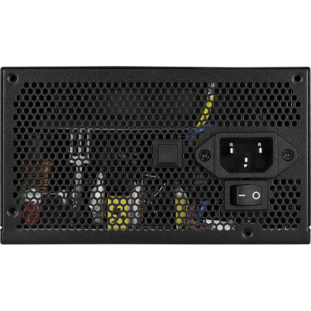 Aerocool KCAS PLUS Gold 650W RGB PSU - ATX 24 PIN; 2x 4+4PIN CPU; 6x SATA; 3x PATA; 2x PCIe 6+2PIN.