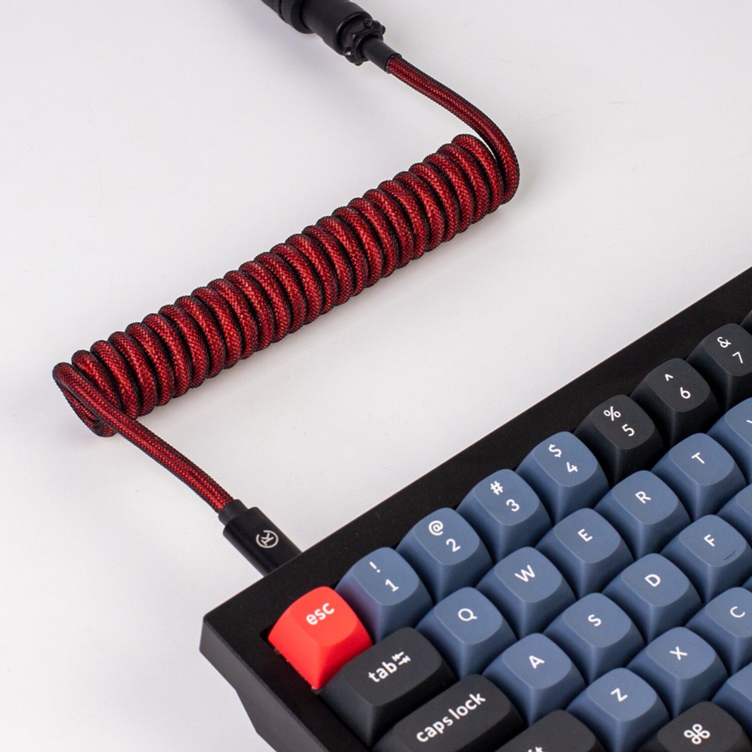 Keychron Keychron Coiled Aviator Cable - Red