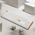 Keychron Keychron K10 HE Special Edition Full-size Hot-Swap Gateron Dbl-Rail Nebula Switch RGB Wireless Keyboard - White (Wood + Al)