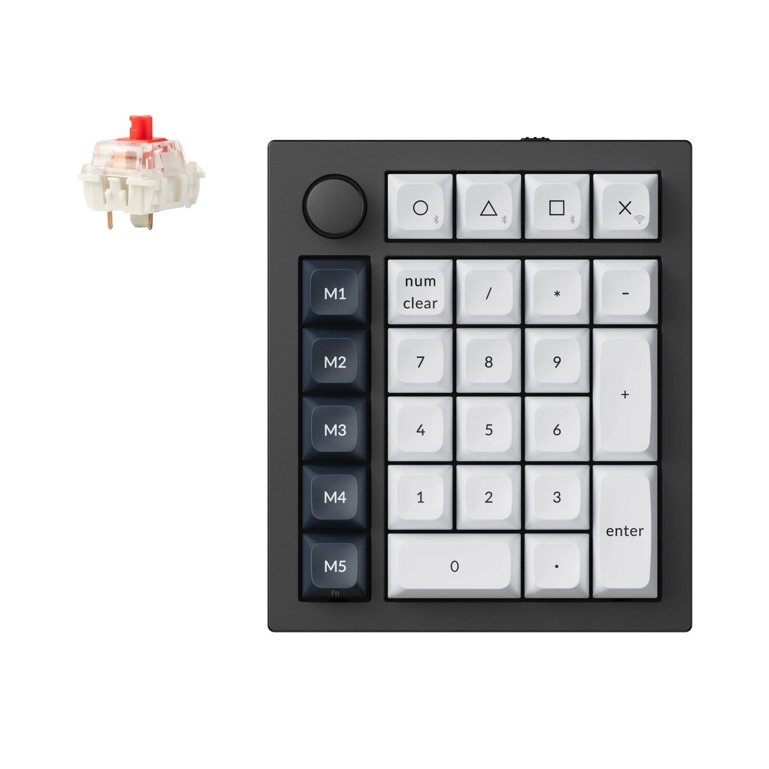 Keychron Keychron Q0 Max QMK Gateron Jupiter Red RGB Wireless Custom Number Pad Carbon Black