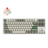 Keychron Keychron Q3 Max 80% Full Assembled Knob Red Switch Hot-Swap Gateron Jupiter RGB Wireless Keyboard - Shell White