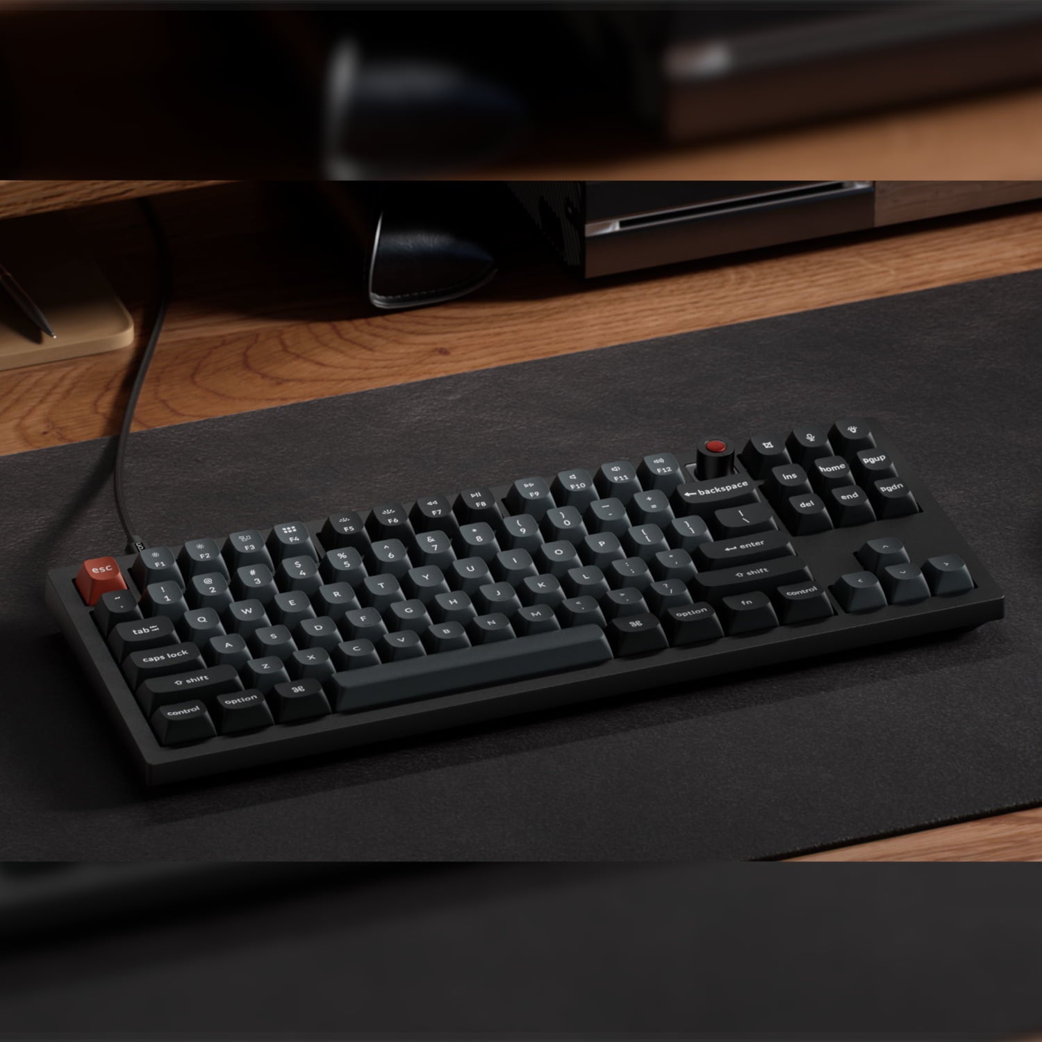 Keychron Keychron V3 Ultra 80% 8K Red Switch Hot-Swap RGB Wireless Keyboard - Black