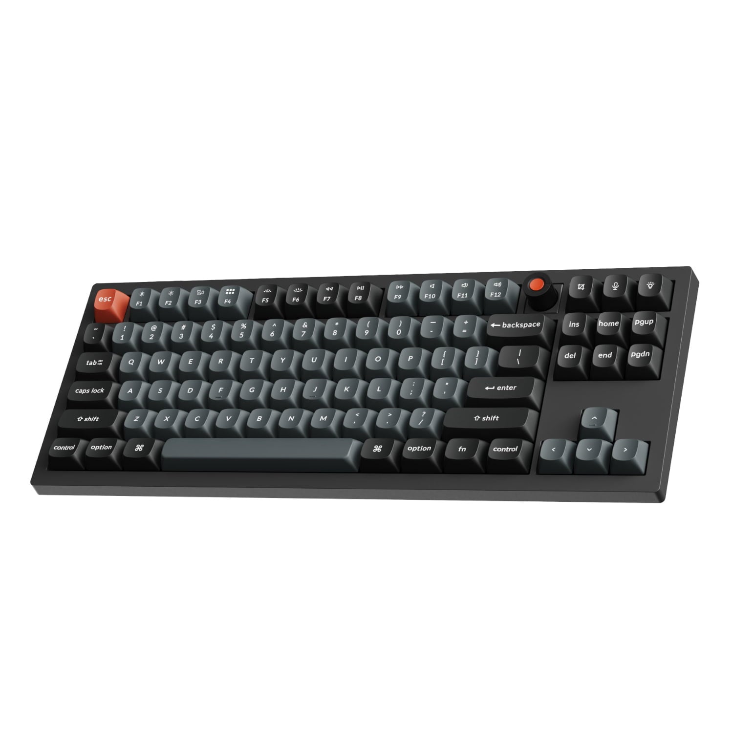 Keychron Keychron V3 Ultra 80% 8K Red Switch Hot-Swap RGB Wireless Keyboard - Black