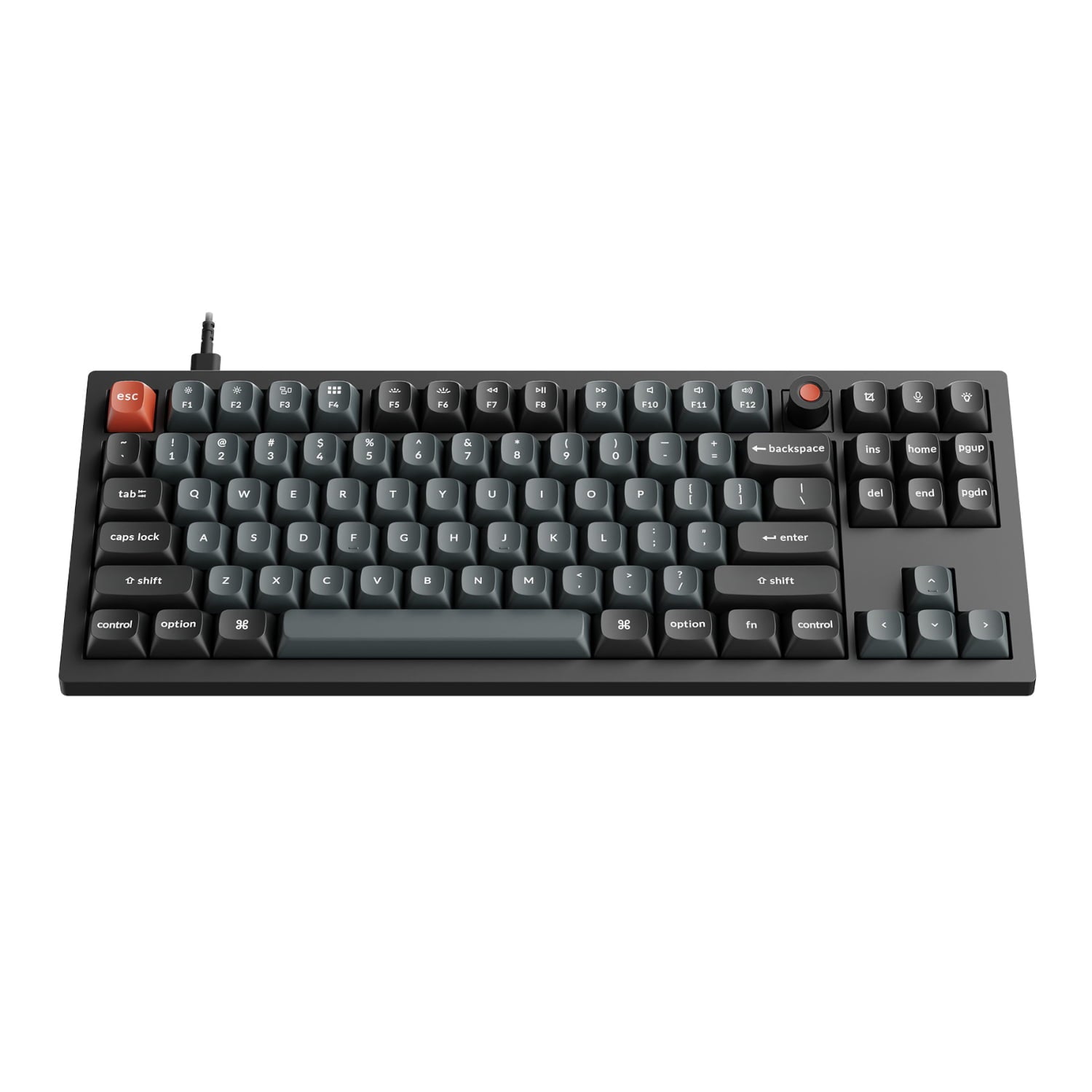 Keychron Keychron V3 Ultra 80% 8K Red Switch Hot-Swap RGB Wireless Keyboard - Black