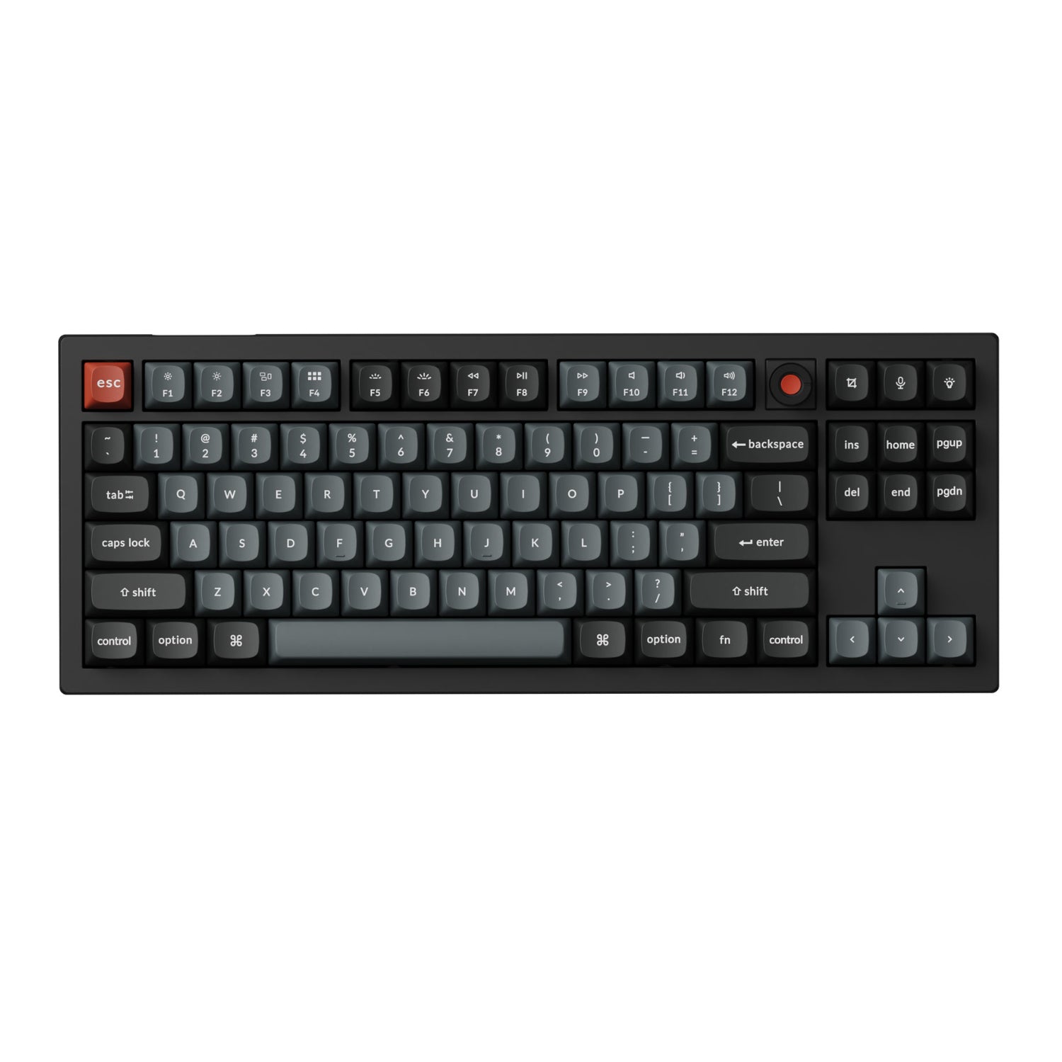 Keychron Keychron V3 Ultra 80% 8K Red Switch Hot-Swap RGB Wireless Keyboard - Black
