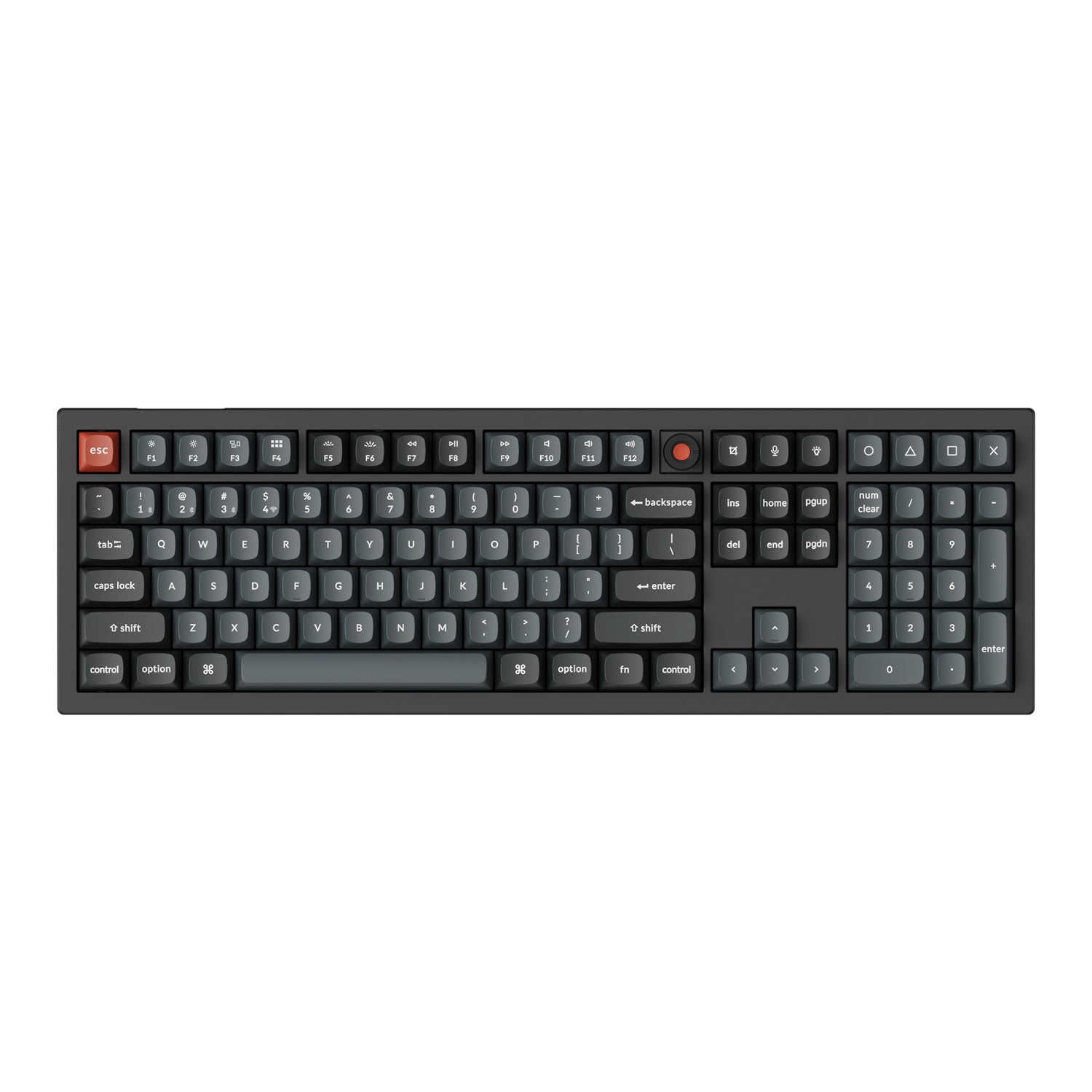 Keychron Keychron V6 Ultra 100% 8K Red Switch Hot-Swappable Gateron Jupiter RGB Wireless Keyboard