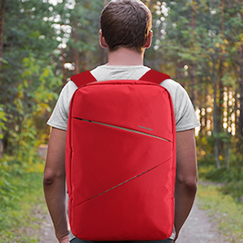 Kingsons Bags Kingsons Arrow Series Laptop Backpack Red