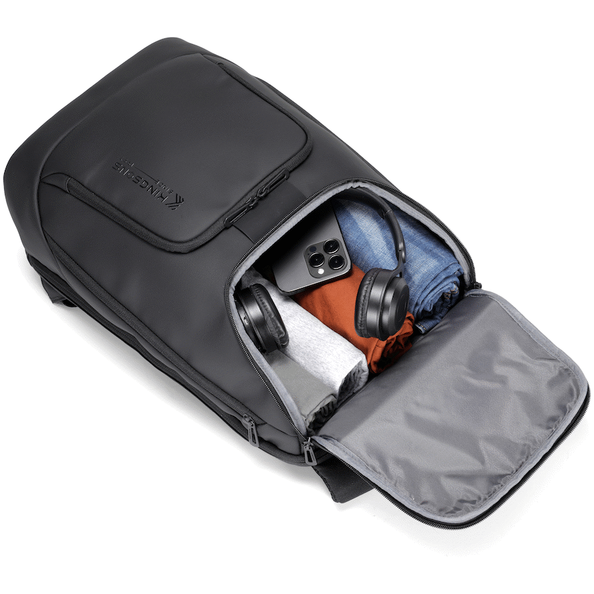 Kingsons Bags Kingsons Concise Business Backpack - Black