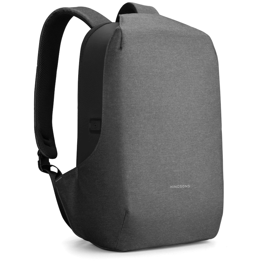 Kingsons Bags Kingsons Urban Series Anti-Theft 15.6" Laptop Backpack - Black