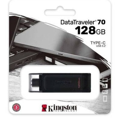Kingston Kingston 128GB USB-C 3.2 Gen 1 DataTraveler 70