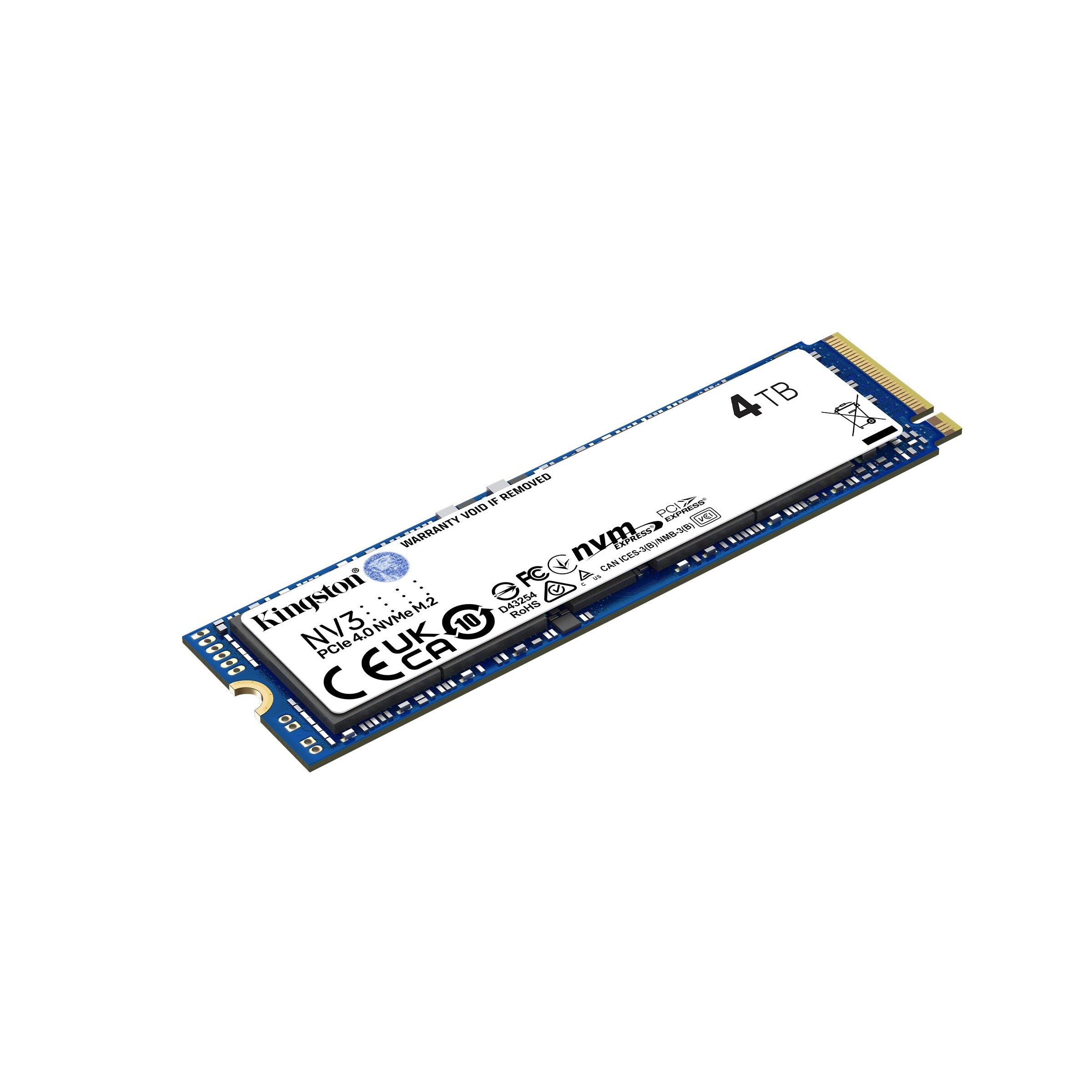Kingston Kingston 4000G NV3 M.2 2280 PCIe 4.0 NVMe SSD