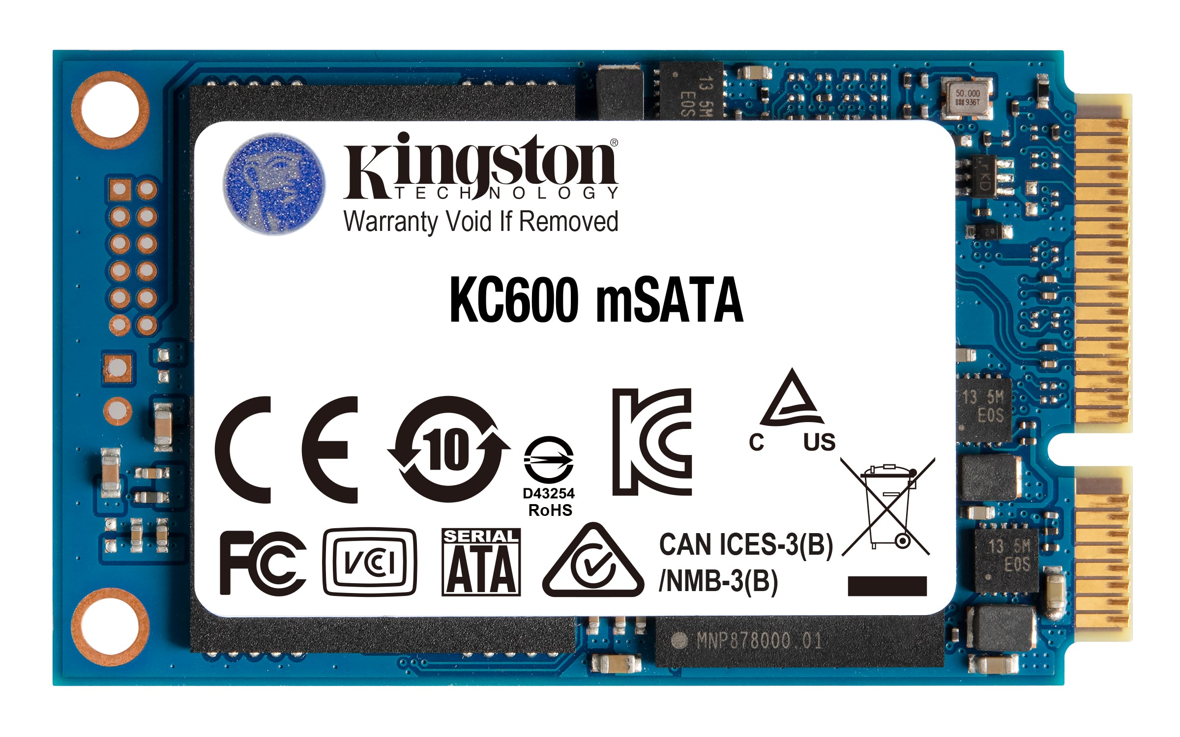 Kingston Kingston 512G SSD KC600 SATA3 mSATA