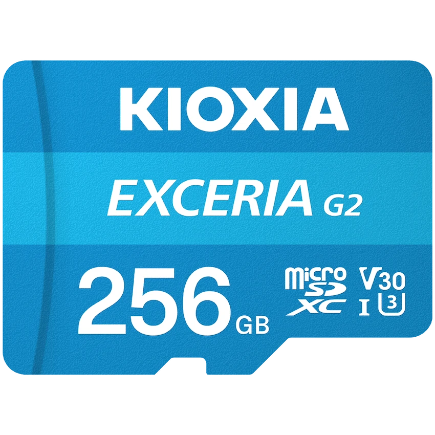 Kioxia Devices Kioxia 256GB Micro SDXC- UHS-ICard-100MBs