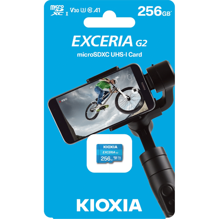 Kioxia Devices Kioxia 256GB Micro SDXC- UHS-ICard-100MBs