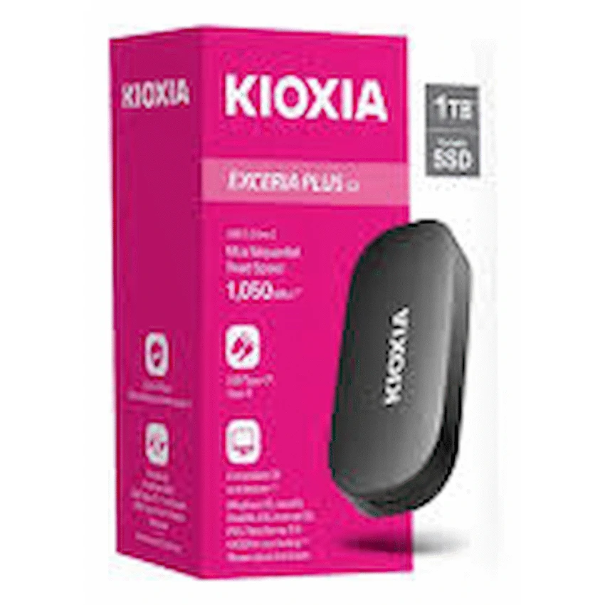 Kioxia Devices Kioxia Exceria Plus G2 Portable SSD Series, USB 3.2 Gen2 1000gb