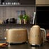 Smeg Matte Champagne Retro 2 Slice Toaster - TSF01CHMSA