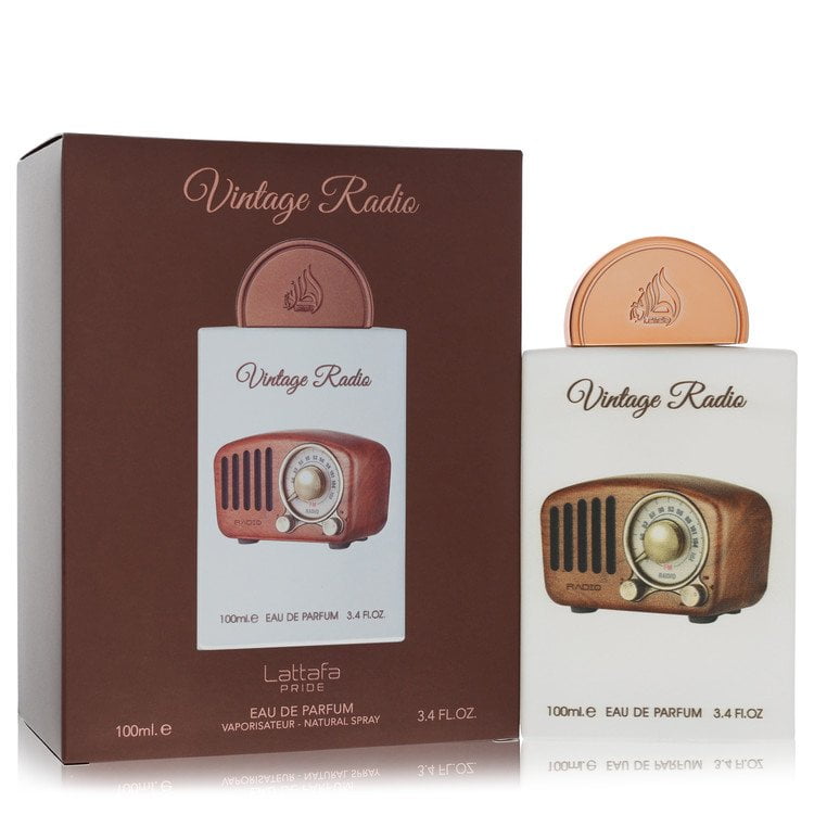 Lattafa Eau De Parfum Spray (Unisex) 3.4 oz Eau De Parfum Spray Lattafa Pride Vintage Radio Eau De Parfum Spray (Unisex) By Lattafa