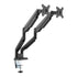BRACKET 17'' - 32'' dual monitor mount; gas spring; up to 9Kg's