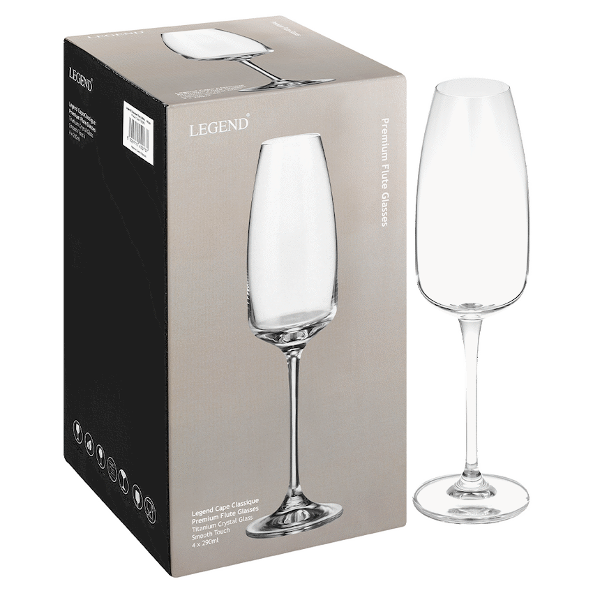 Legend Legend Cape Classique Flute 290ml - 4 Pack