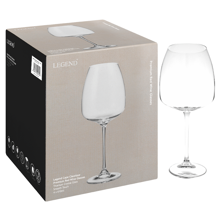 Legend Legend Cape Classique Red Wine Glass 610ml - 4 Pack
