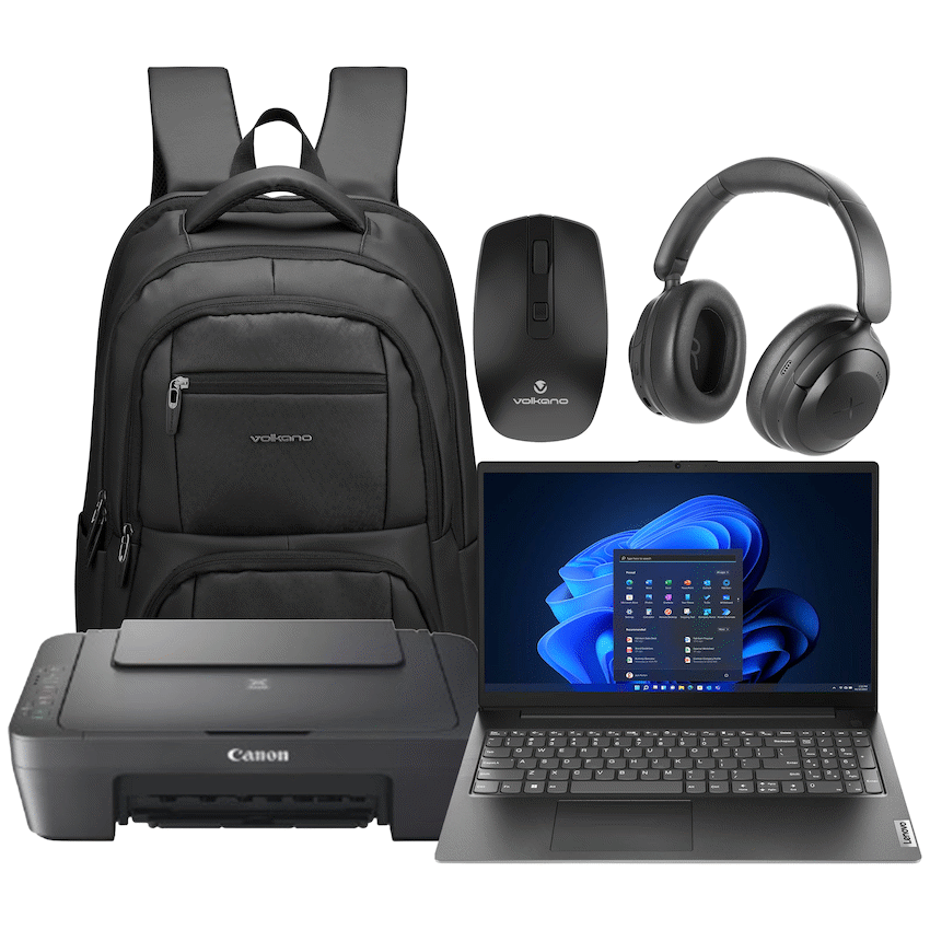 Lenovo Devices Lenovo 82YU015DSA - V15 AMD Ryzen 5 8/256 Printer+Bag+Mouse+Headphone