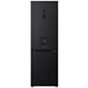LG LG 376L Essence Matte Black Combi Fridge - GC-F459FSUW