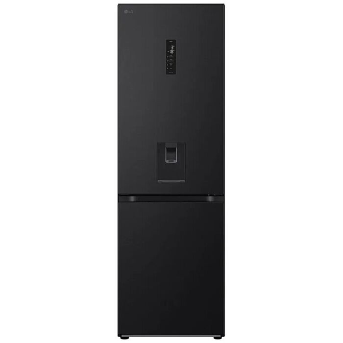 LG LG 376L Essence Matte Black Combi Fridge - GC-F459FSUW
