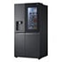 LG LG 611Lt Matte Black (Graphite) InstaView™ ThinQ™ Side by Side Refrigerator - GC-X257CQFS