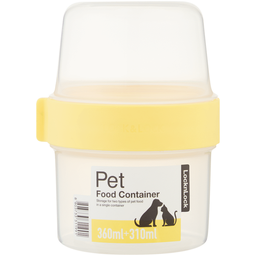 LocknLock LocknLock Pet food container 360+310ml ( Order in Qty of 6)