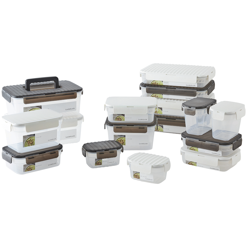 LocknLock LocknLock Wave container 570ml white ( Order in Qty of 8)
