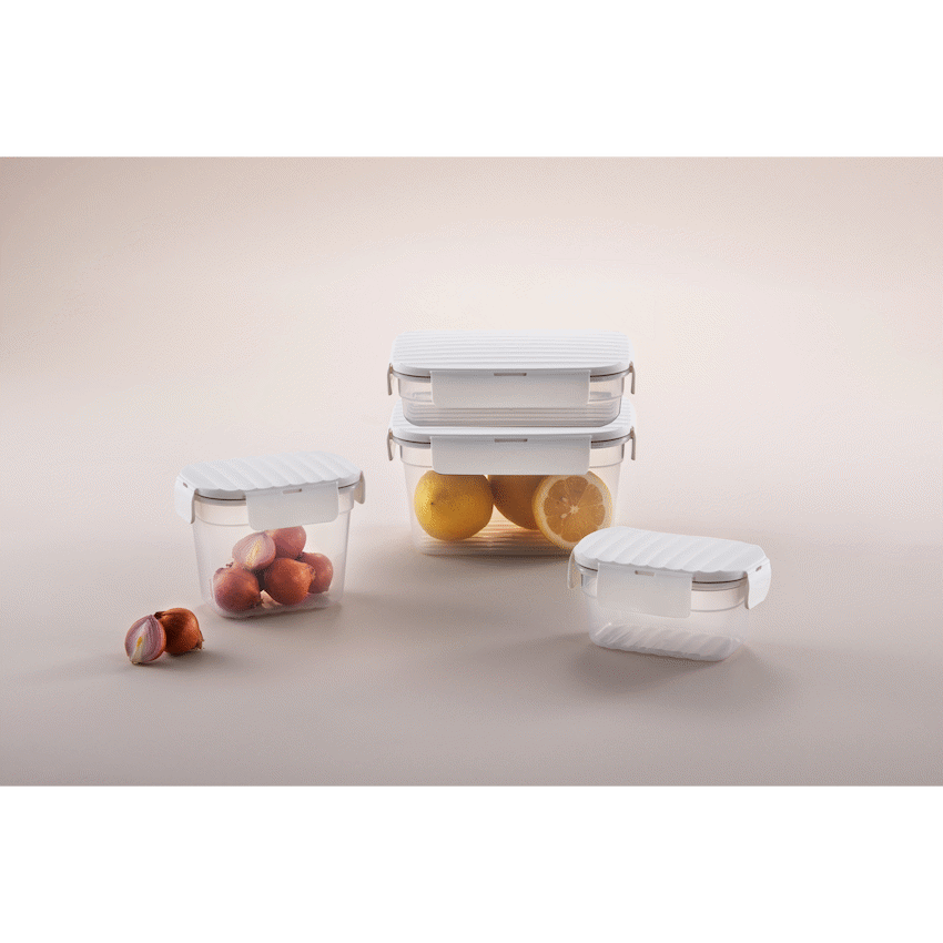 LocknLock LocknLock Wave container 570ml white ( Order in Qty of 8)