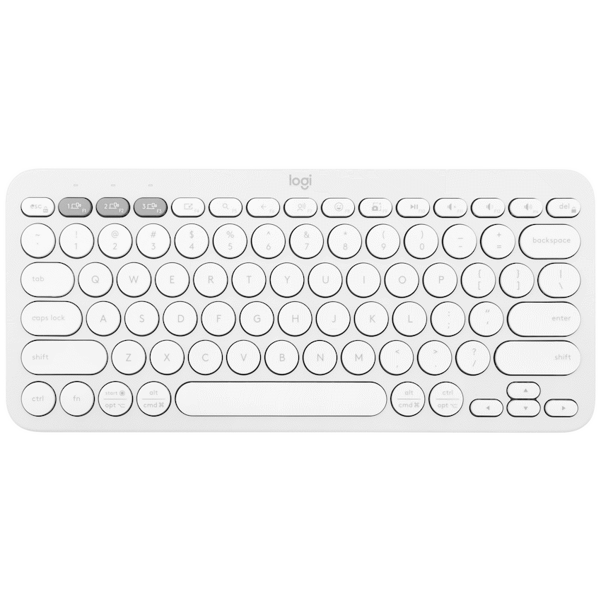 Logitech Computer Peripherals Logitech(R) Pebble Keys 2 K380s - Tonal White