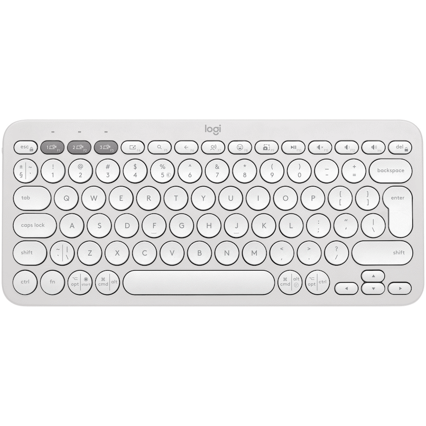 Logitech Computer Peripherals Logitech(R) Pebble Keys 2 K380s - Tonal White