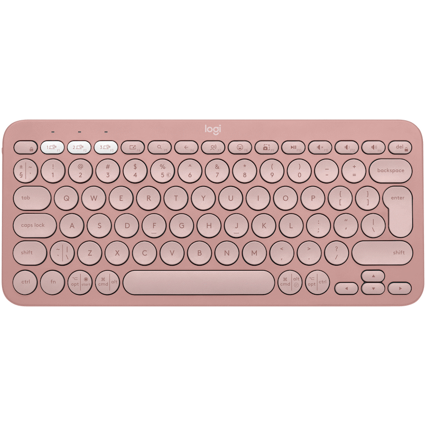 Logitech Computer Peripherals Logitech(R) Pebble Wireless Keys 2 K380s - Tonal Rose