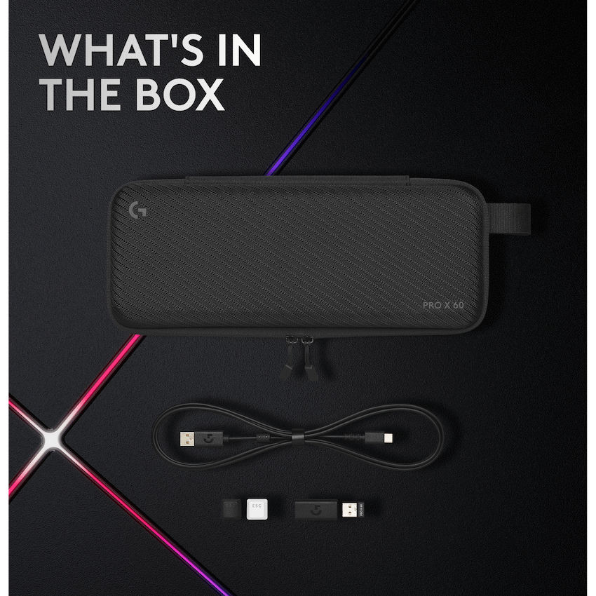 LogitechG Gaming Logitech(R) G PRO X 60 Lightspeed Gaming Keyboard - Black