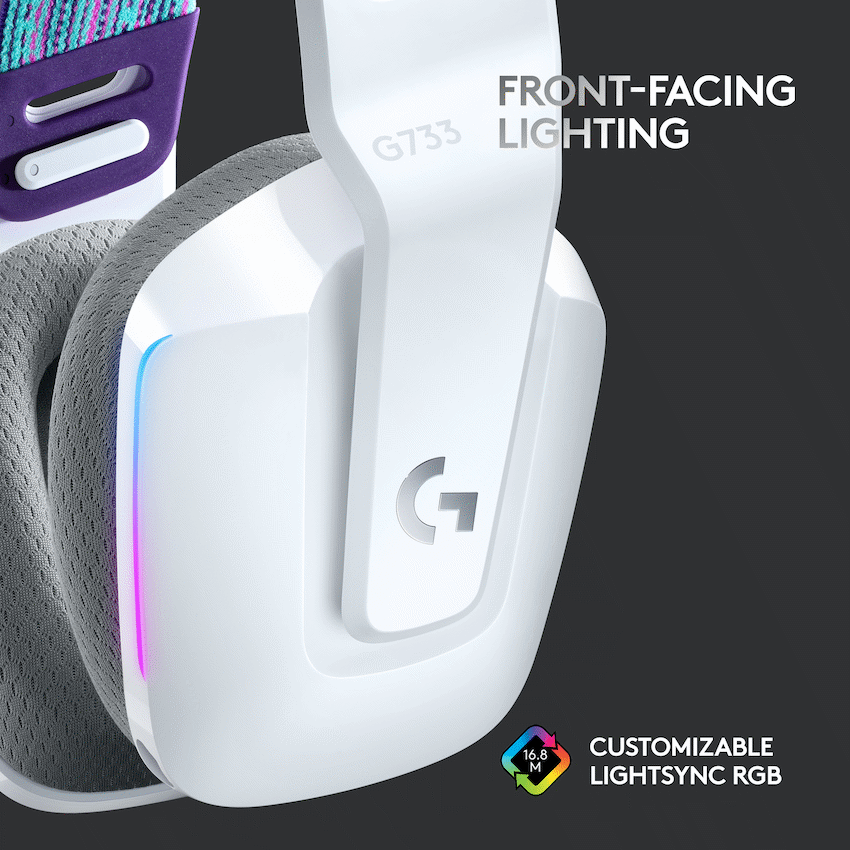 LogitechG Gaming Logitech(R) G733 Lightspeed Wireless RGB Gaming Headset - White
