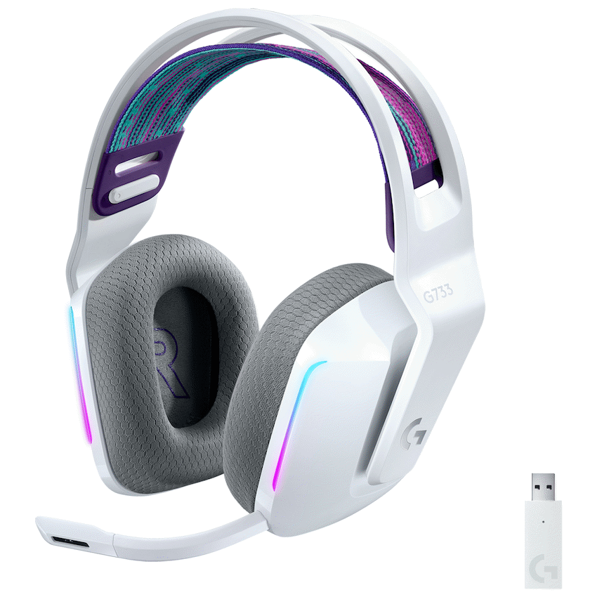 LogitechG Gaming Logitech(R) G733 Lightspeed Wireless RGB Gaming Headset - White