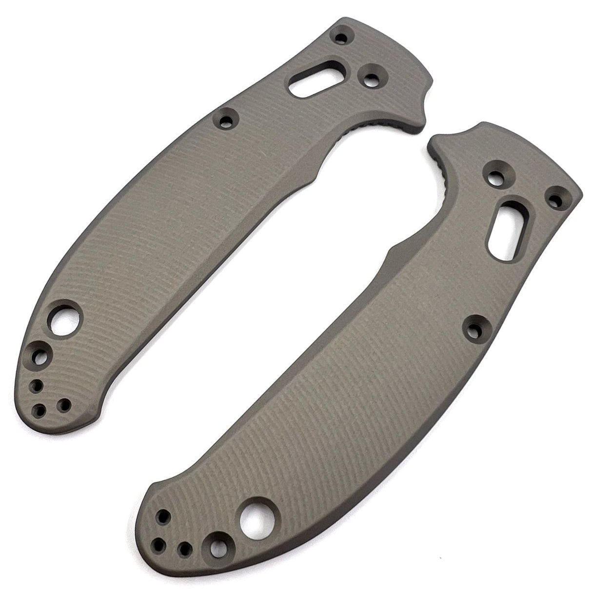 AWT Spyderco Manix 2 Scales – Agent Series – Linerless – Black  Screws - Sniper Grey Anodized