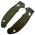 AWT Spyderco Manix 2 Scales – Agent Series – Linerless – Black Screws - OD Green Anodized