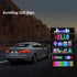 LED Matrix Panel Scrolling Customizable Display Screen for Vehicle Windows (173x70mm)