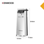 Kenwood 3-in-1 Silver Electric Can Opener - CAP80.000SI