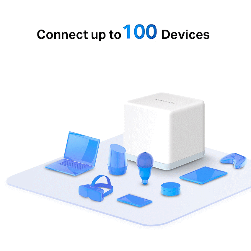 Mercusys Networking TP-Link Mercusys Halo H30 (3-Pack) AC1200 Whole Home Mesh Wi-Fi System